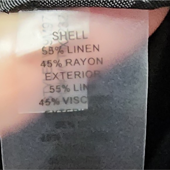 Sleeveless Black Dress White Trim V Neck Casual Party Cocktail - Picture 9 of 11